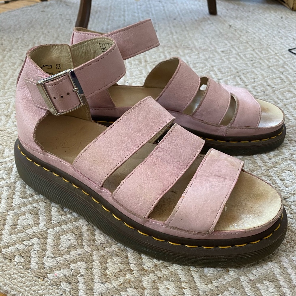Dr. Martens Clarissa light pink Sandals.